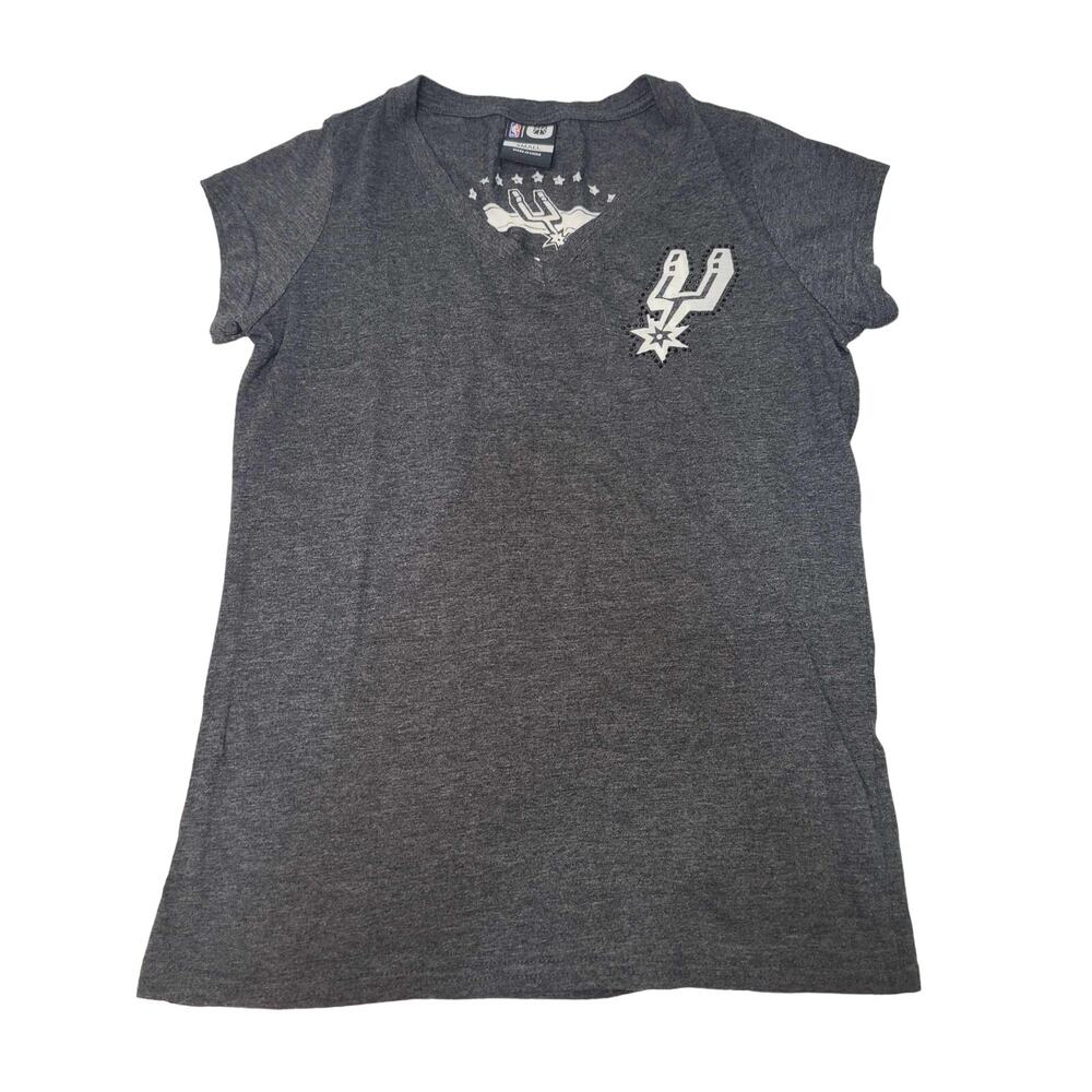 NBA San Antonio Spurs Women's V-Neck Top Size Small Basketball‎